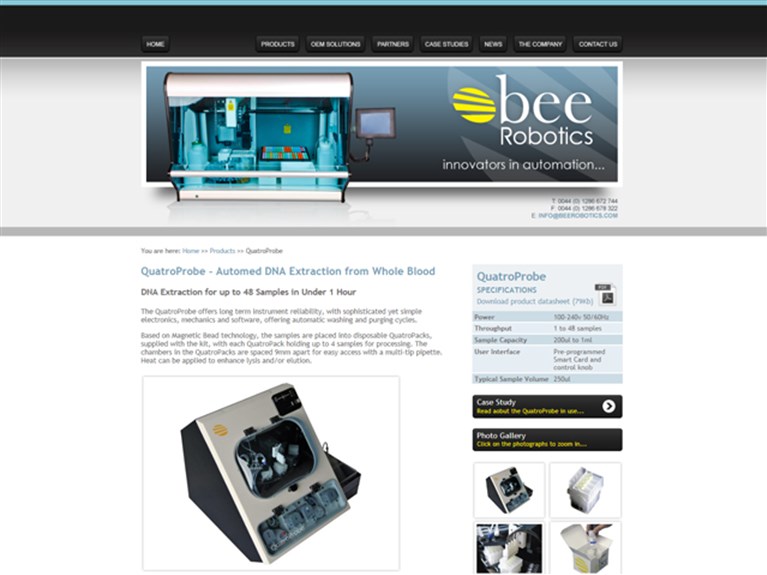 Bee Robotics - New Web Site